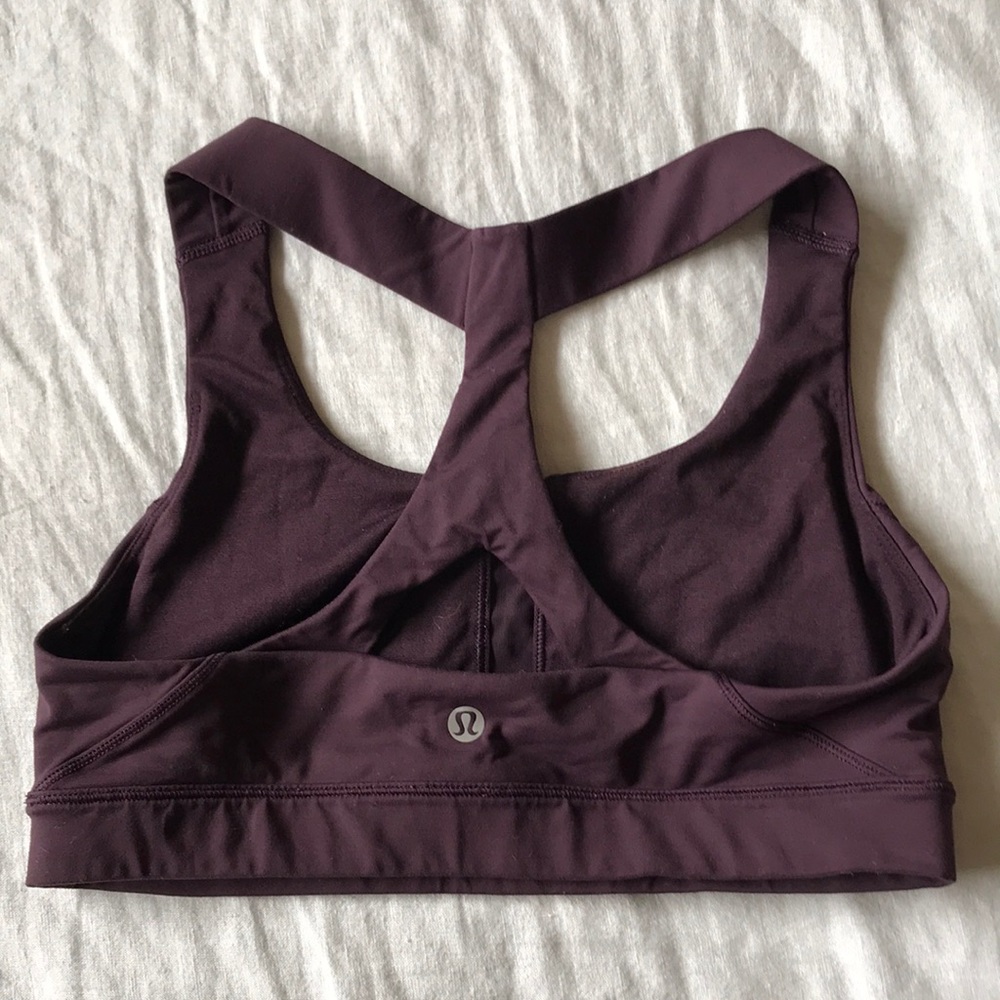 Dark Purple Lululemon Sports Bra